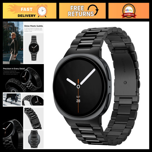 Stainless steel watch band - steel,