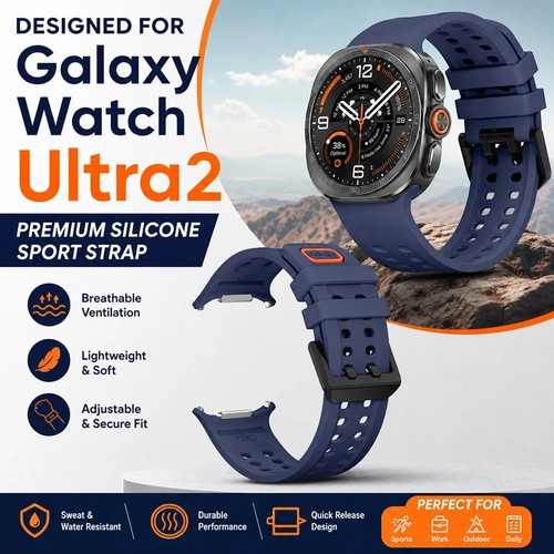 Silicone watch band - watch,