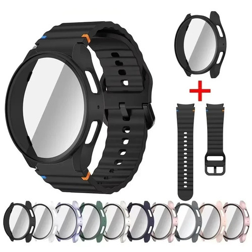 Silicone band strap case - strap+pc,