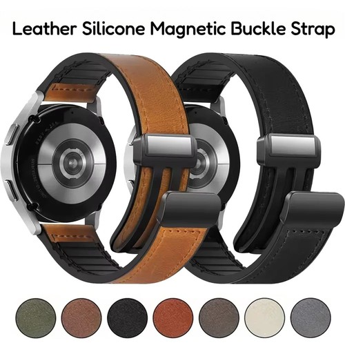 Leather silicone strap for - silicone,