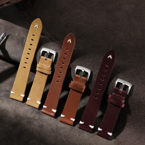 Vintage genuine leather watch - vintage,