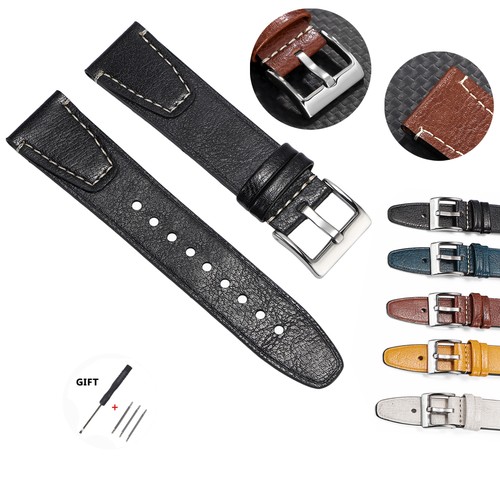 Genuine leather watch band - leather,