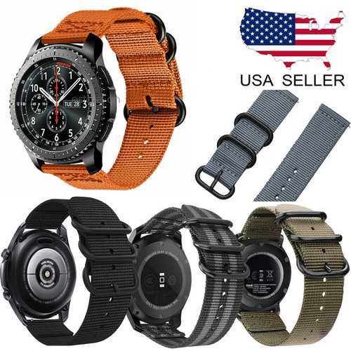 Soft woven nylon watch band - soft,