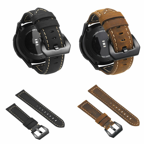 22mm leather watch band - watch, strap