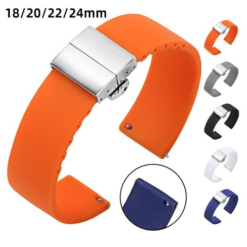 Silicone watch strap 18mm 20mm - watch,