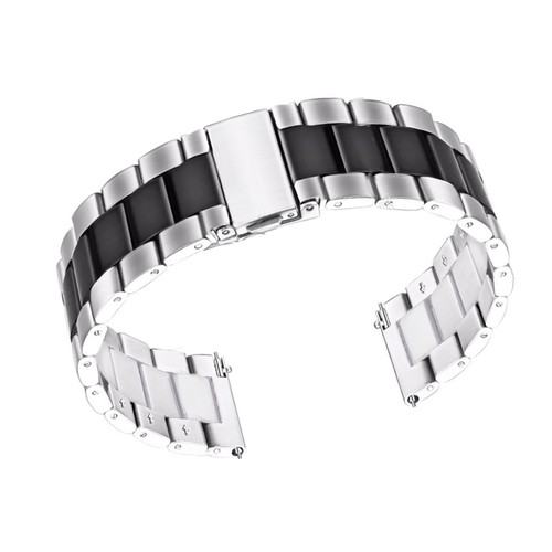 Stainless steel watch strap - steel,