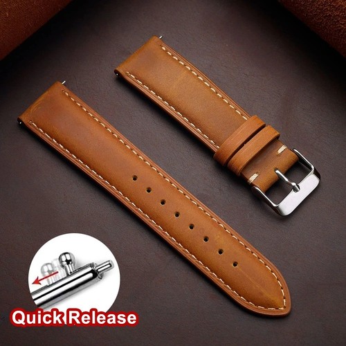Leather watch band - watch,
