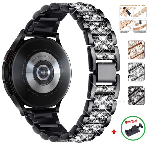 Bling stainless steel watch - stainless,